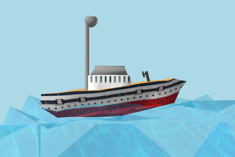 Ship 3d model
